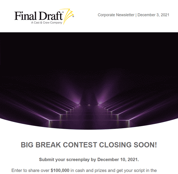 Corporate Newsletter Animated Top
