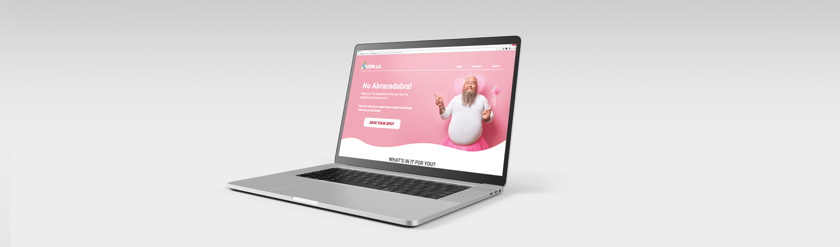 Landing Page Promoting UXPALA