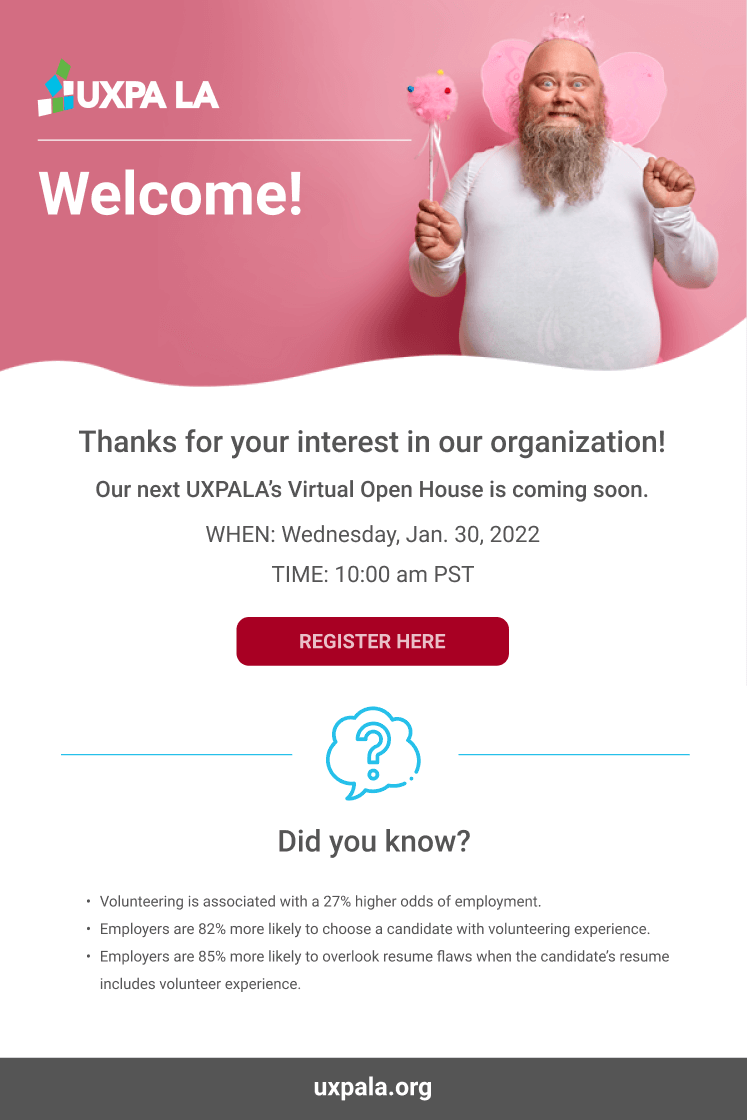 Registration Follow Up Email